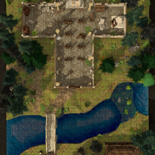 Battlemap - Eglise et son PDF de mission